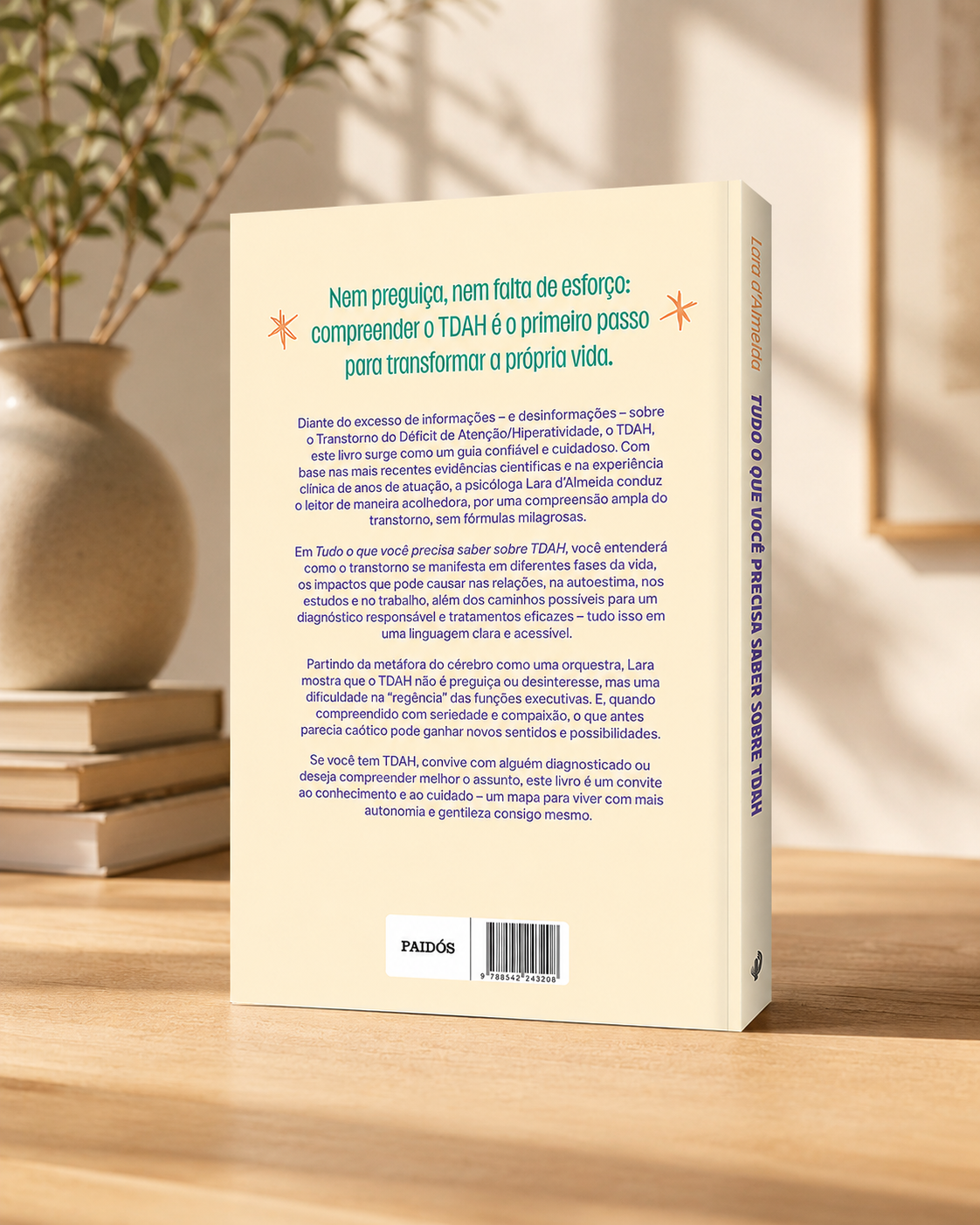 Contracapa do livro Tudo o que você precisa saber sobre TDAH